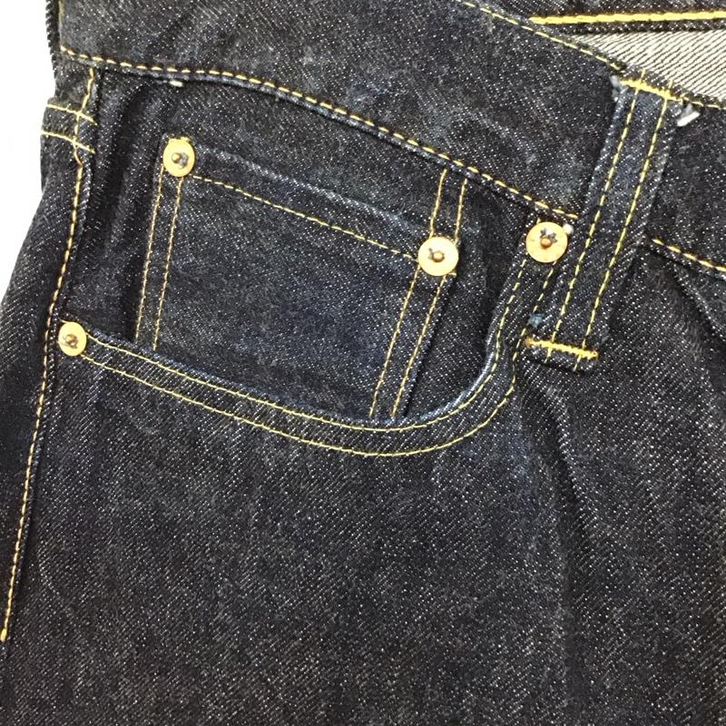 シュガーケーン SUGAR CANE パンツ デニム、ジーンズ W34 L34 1947 ボタンフライ 34インチ 無地 インディゴ / インディゴ /  メンズ USED 古着 中古 10113941