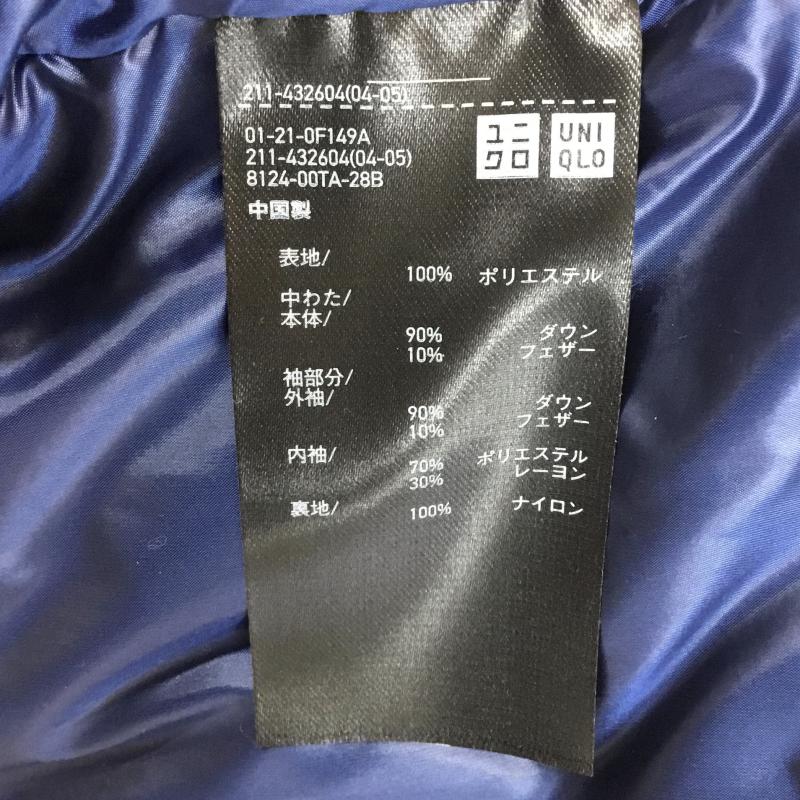 ユニクロ UNIQLO ジャケット、上着 ダウンジャケット UNIQLO＋J 3L 無地 紺 / ネイビー /  レディース USED 古着 中古 10144217
