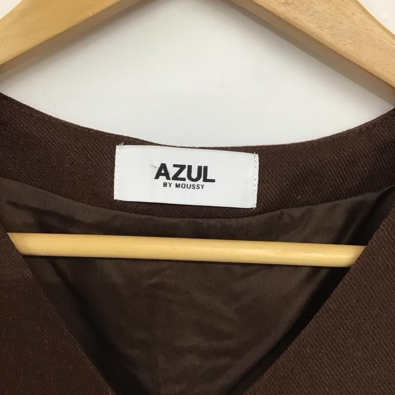 アズールバイマウジー AZUL BY MOUSSY ベスト ベスト FREE 無地 茶 / ブラウン /  レディース USED 古着 中古 10148424