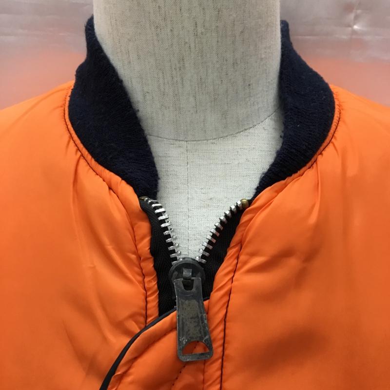 コリンズ CORINTH MFG CO ジャケット、上着 フライトジャケット AF601-287-1476 MA-1ジャケット リバーシブル M 無地 紺 / ネイビー /  メンズ USED 古着 中古 10121276