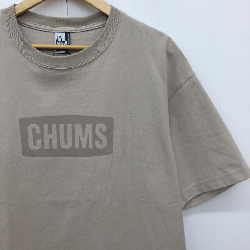 チャムス CHUMS Tシャツ 半袖 CH01-2271 ヘビーウェイトロゴTシャツ M ロゴ、文字 茶 / ブラウン /  メンズ USED 古着 中古 10135942