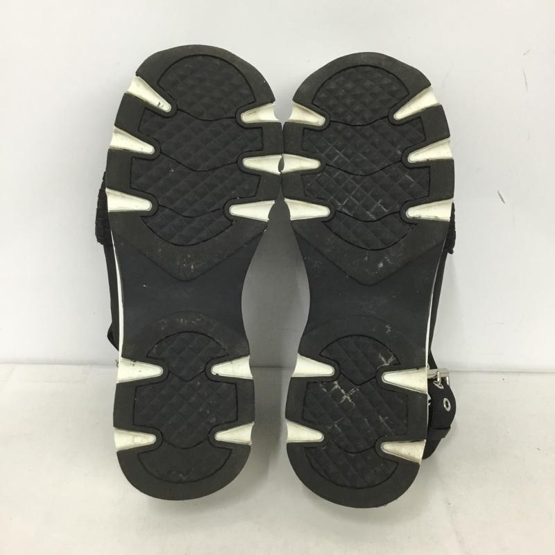 スナイデル SNIDEL サンダル サンダル SWGS202620 スニーカーソールサンダル 厚底 M 無地 黒 / ブラック / X 白 / ホワイト /  レディース USED 古着 中古 10145608