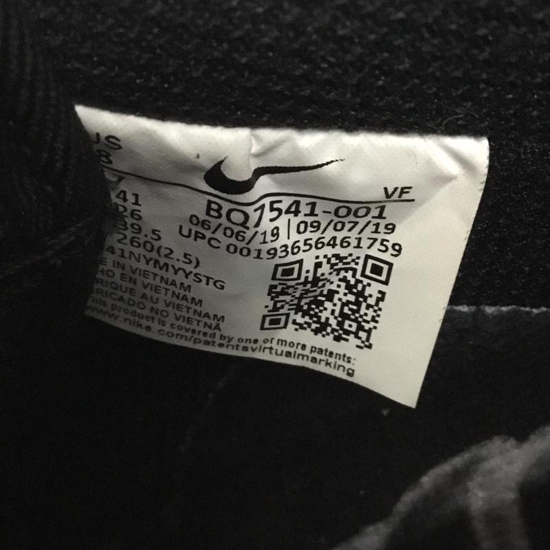 ナイキ NIKE スニーカー スニーカー BQ7541-001 AIR FORCE 1 07 SKELETON QS 26cm 箱有 26.0cm  黒 / ブラック /  メンズ USED 古着 中古 10124198