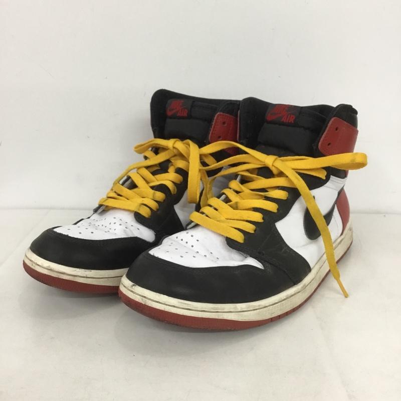ナイキ NIKE スニーカー スニーカー DZ5485-106 AIR JORDAN 1 RETRO HIGH OG 28.5cm 28.5cm ロゴ、文字 白 / ホワイト / X 黒 / ブラック / X 赤 / レッド /  メンズ USED 古着 中古 10143917