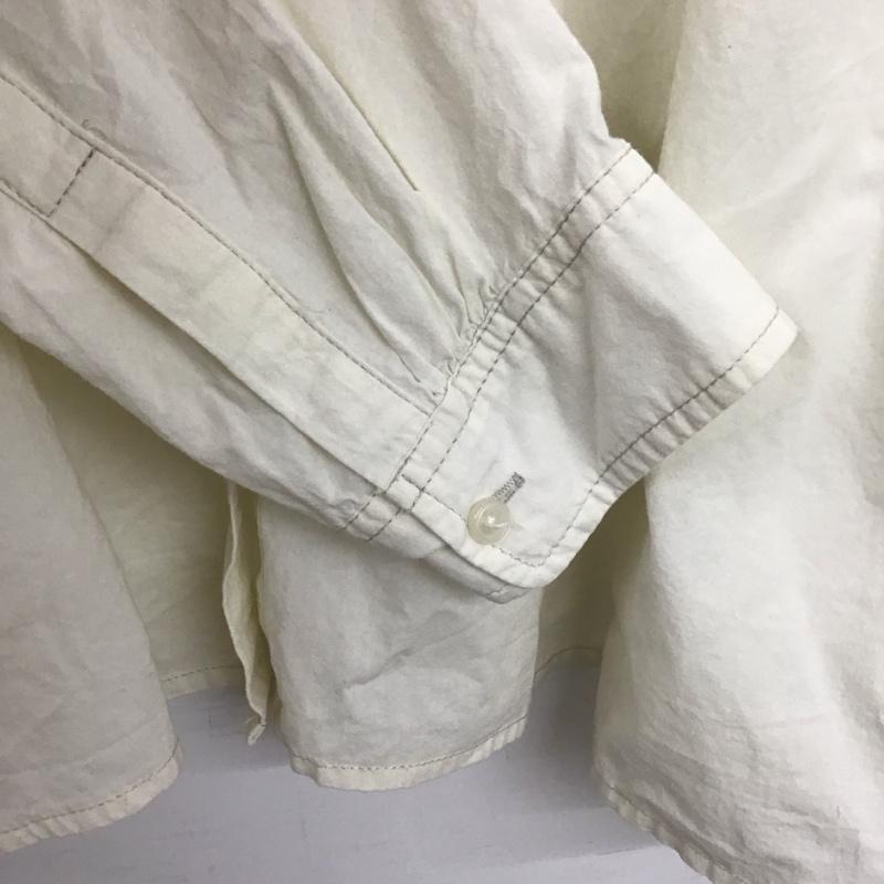 ニコアンド niko and... シャツ、ブラウス 長袖 M 無地 白 / ホワイト /  レディース USED 古着 中古 10148627