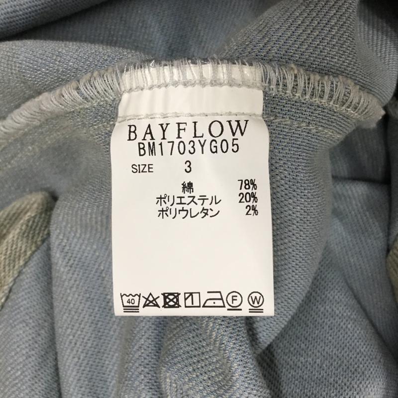 ベイフロー BAYFLOW シャツ、ブラウス 長袖 長袖シャツ カラーシャツ ポケットシャツ 長袖カットソー 3 無地 マルチカラー / マルチカラー /  メンズ USED 古着 中古 10117554