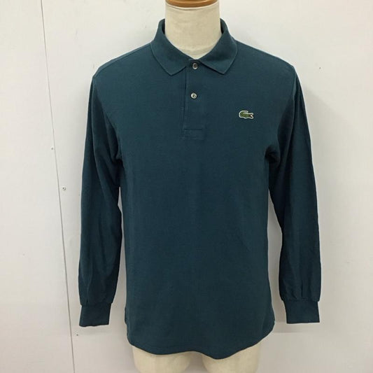 ラコステ LACOSTE ポロシャツ 長袖 CLASSIC FIT ワニ L1312AL 4 ワンポイント 緑 / グリーン /  メンズ USED 古着 中古 10118327