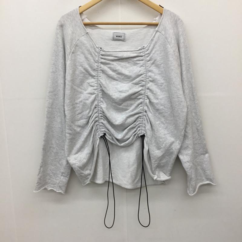 フーズフーギャラリー WHO S WHO gallery カットソー 長袖 WWZ1042306A0010 FREE 無地 灰 / グレー /  レディース USED 古着 中古 10144627