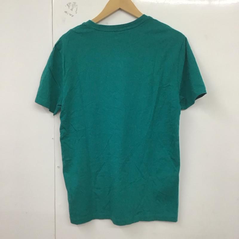 ギャップ GAP Tシャツ 半袖 S ロゴ、文字 X プリント 緑 / グリーン /  メンズ USED 古着 中古 10128495