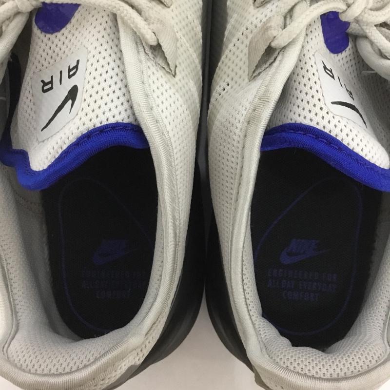 ナイキ NIKE スニーカー スニーカー AA2146-016 AIRMAX AXIS 28.5cm 28.5cm ロゴ、文字 ダークグレー / ダークグレー / X 灰 / グレー / X 青 / ブルー /  メンズ USED 古着 中古 10124404