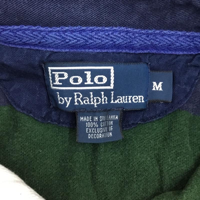 ポロバイラルフローレン Polo by RALPH LAUREN ポロシャツ 半袖 半袖ポロシャツ カラーシャツ 半袖カットソー M ボーダー柄 マルチカラー / マルチカラー /  メンズ USED 古着 中古 10116700