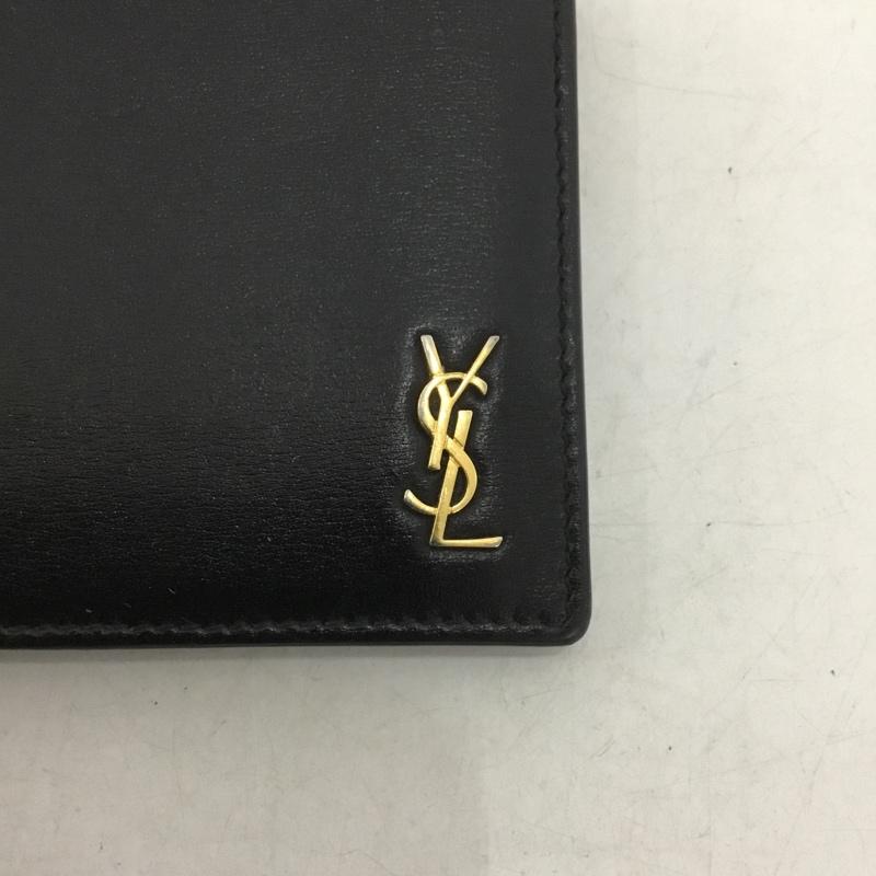 イヴサンローラン Yves Saint Laurent ファッション小物 マネークリップ ロゴ、文字 黒 / ブラック /  メンズ USED 古着 中古 10138845