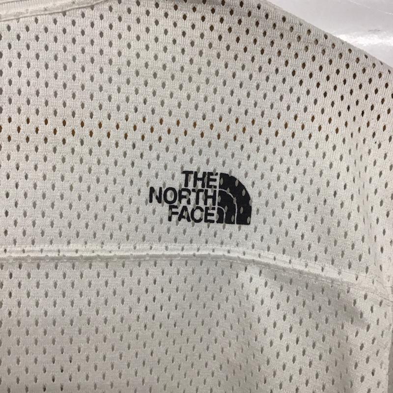 ザノースフェイス THE NORTH FACE Tシャツ 半袖 NT31801M メッシュＴシャツ カモロゴT L ロゴ、文字 白 / ホワイト /  メンズ USED 古着 中古 10131334