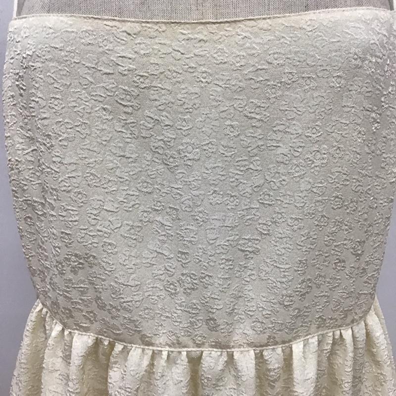 ビームス BEAMS ワンピース ロングスカート 48-26-0047-305 キャミワンピース S 総柄 アイボリー / アイボリー /  レディース USED 古着 中古 10114023