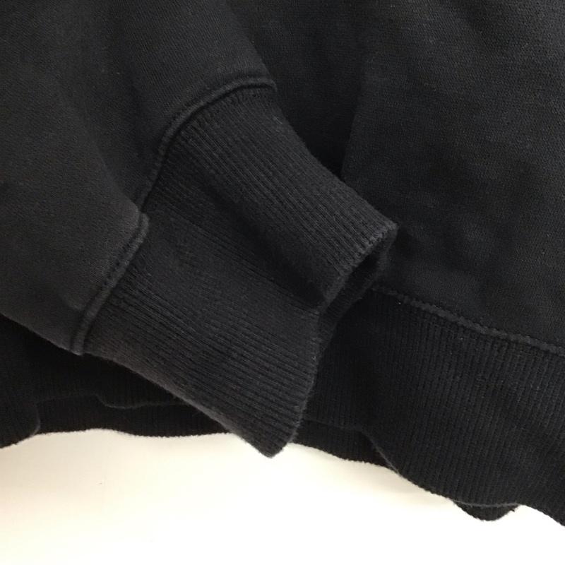 ナイキ NIKE トレーナー 長袖 FD0895-010 AS W NSW FLC CROP 3Q POLO 裏起毛 L ロゴ、文字 黒 / ブラック /  レディース USED 古着 中古 10147173
