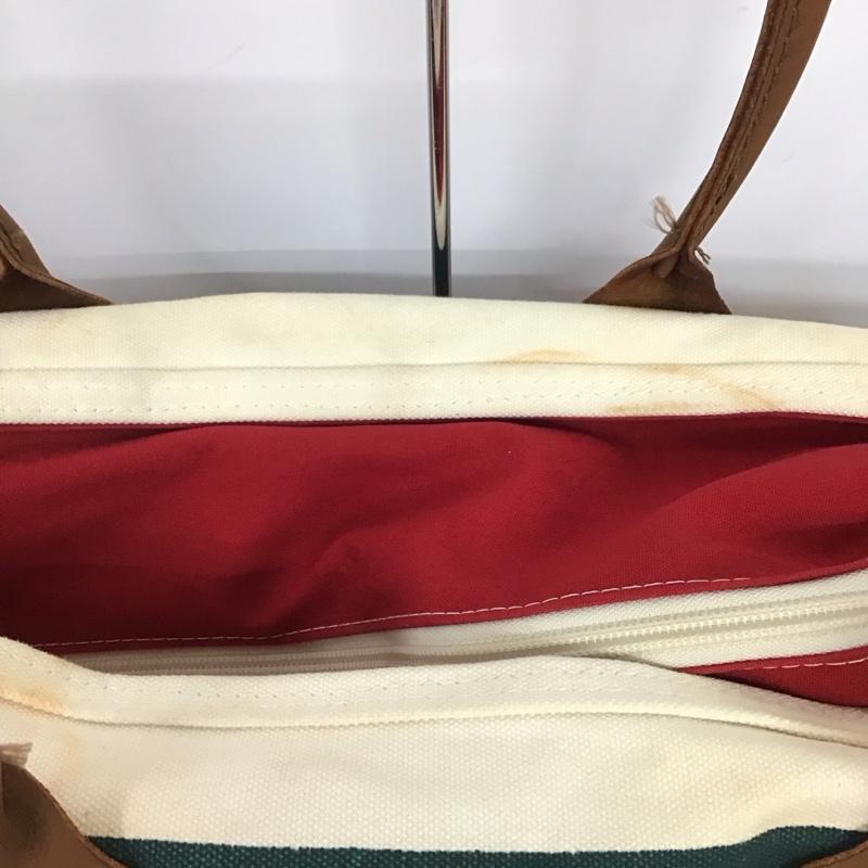 エルエルビーン L.L.Bean トートバッグ トートバッグ OPD11 USA製 90S 90年代 コットン ボーダー柄 マルチカラー / マルチカラー /  メンズ USED 古着 中古 10141063