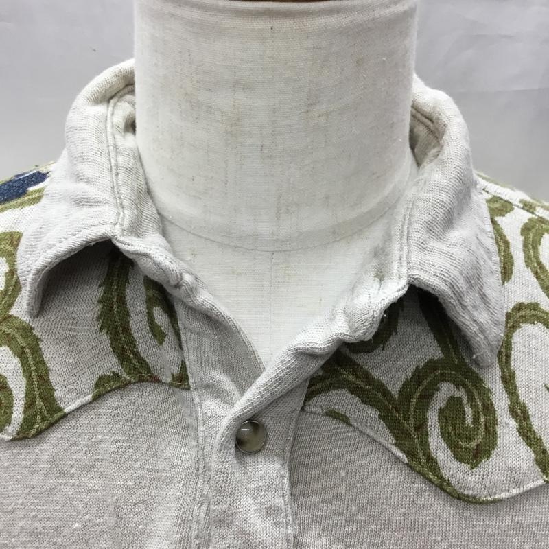 キャピタル KAPITAL カットソー 長袖 M 無地 ベージュ / ベージュ /  メンズ USED 古着 中古 10113455