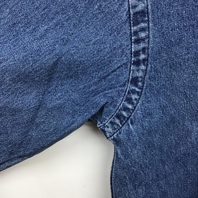 ラルフローレン RALPHLAUREN シャツ、ブラウス 長袖 長袖シャツ デニムシャツ カラーシャツ S ロゴ、文字 インディゴ / インディゴ /  メンズ USED 古着 中古 10130640