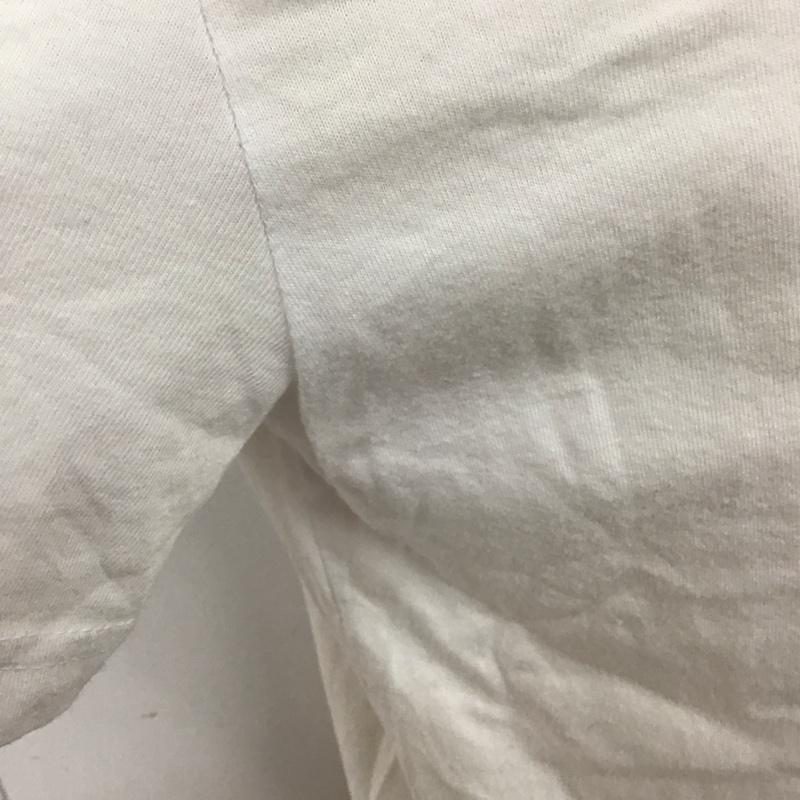 ゲス Guess Tシャツ 半袖 半袖カットソー プリントTシャツ クルーネックカットソー L ロゴ、文字 白 / ホワイト /  メンズ USED 古着 中古 10113748
