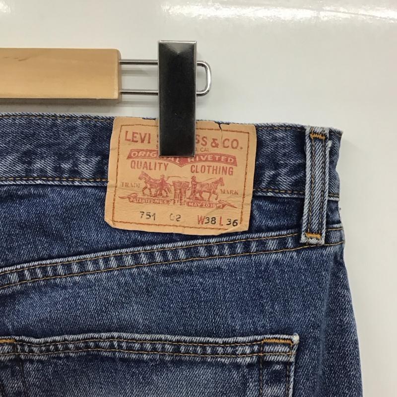 リーバイス・ビンテージ・クロージング LEVI S VINTAGE CLOTHING パンツ デニム、ジーンズ 751 W38 L36 38インチ 無地 青 / ブルー /  メンズ USED 古着 中古 10147169