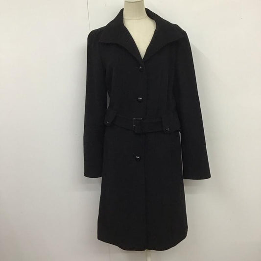 ロペ ROPE  コート コート一般 GGB-1755-B ロングコート ステンカラーコート 無地 黒 / ブラック /  レディース USED 古着 中古 10122846