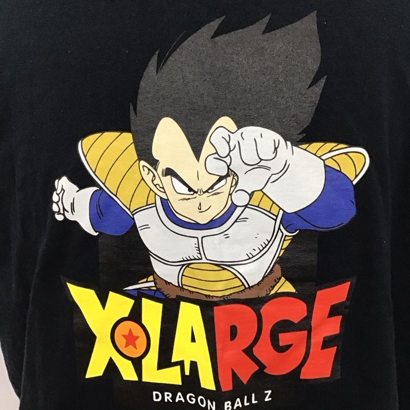 エクストララージ XLARGE Tシャツ 半袖 半袖カットソー プリントTシャツ クルーネックカットソー XL プリント 黒 / ブラック /  メンズ USED 古着 中古 10117961