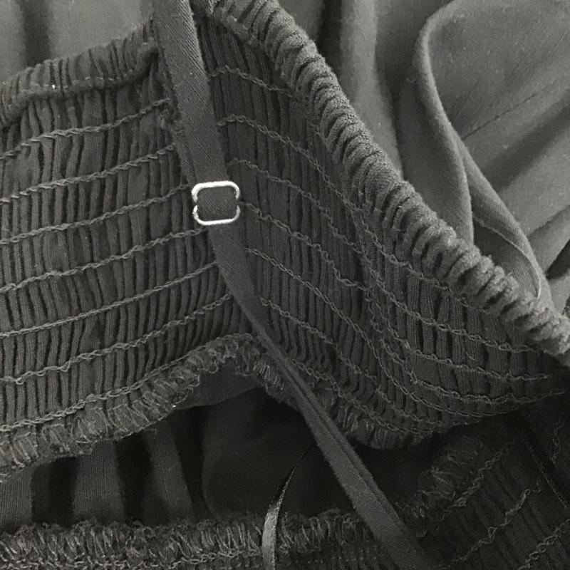 ザラ ZARA ワンピース ロングスカート M 無地 黒 / ブラック /  レディース USED 古着 中古 10106128