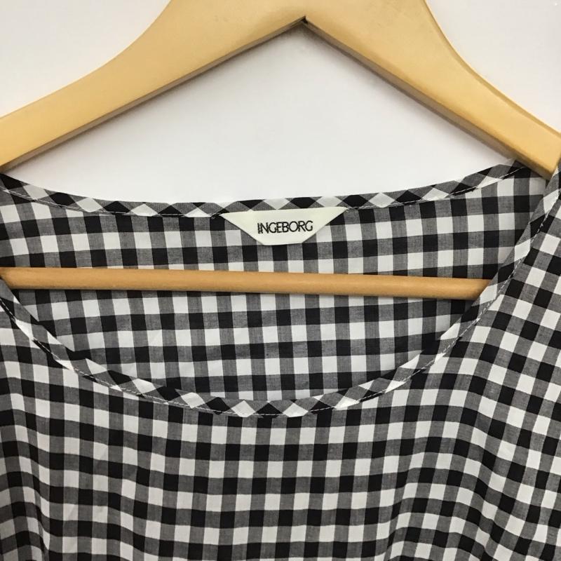 インゲボルグ INGEBORG カットソー 半袖 チェック マルチカラー / マルチカラー /  レディース USED 古着 中古 10143515
