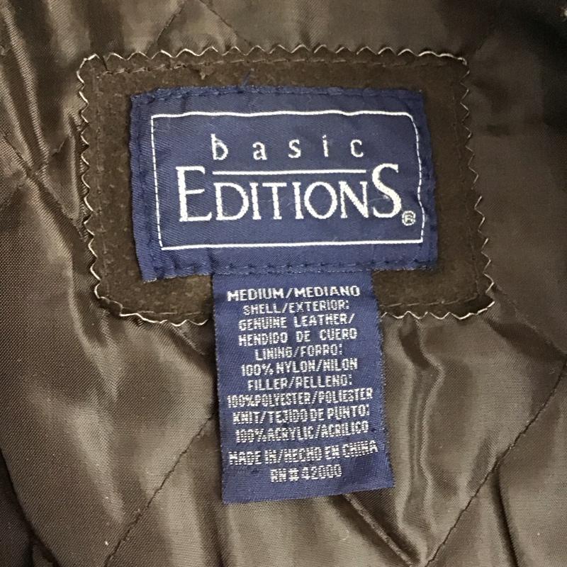 古着 USED ジャケット、上着 ジャケット、ブレザー ジップアップジャケット アウター 古着 M 無地 茶 / ブラウン /  メンズ USED 古着 中古 10124940