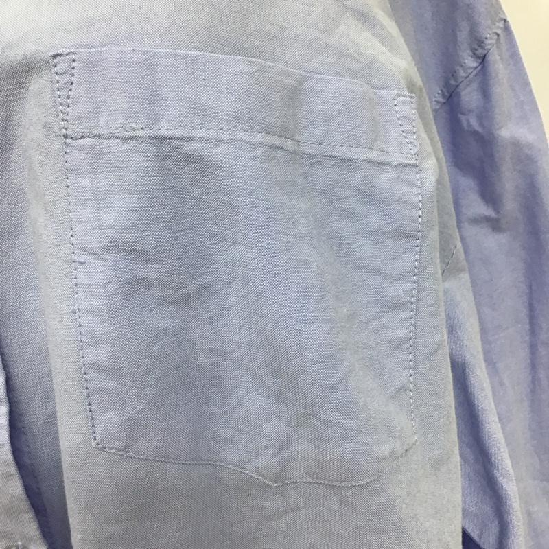 ザラ ZARA シャツ、ブラウス 長袖 L 無地 青 / ブルー /  レディース USED 古着 中古 10122104