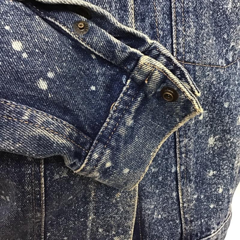 カルバン・クライン Calvin Klein ジャケット、上着 ジャケット、ブレザー デニムジャケット Gジャン S 無地 青 / ブルー /  メンズ USED 古着 中古 10123509