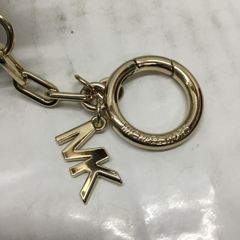 マイケルコース MICHAEL KORS キーホルダー キーホルダー MK ベア チャーム キーリング クマ ロゴ、文字 ベージュ / ベージュ / X 茶 / ブラウン /  レディース USED 古着 中古 10107920