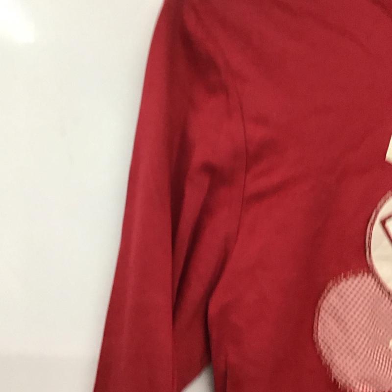 ピンクハウス PINK HOUSE Tシャツ 長袖 L 無地 赤 / レッド /  レディース USED 古着 中古 10143377