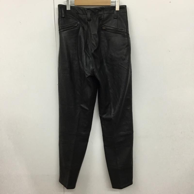 イッセイミヤケ ISSEY MIYAKE パンツ ワークパンツ、ペインターパンツ レザーパンツ ワイドパンツ 80s M 無地 黒 / ブラック /  メンズ USED 古着 中古 10120665