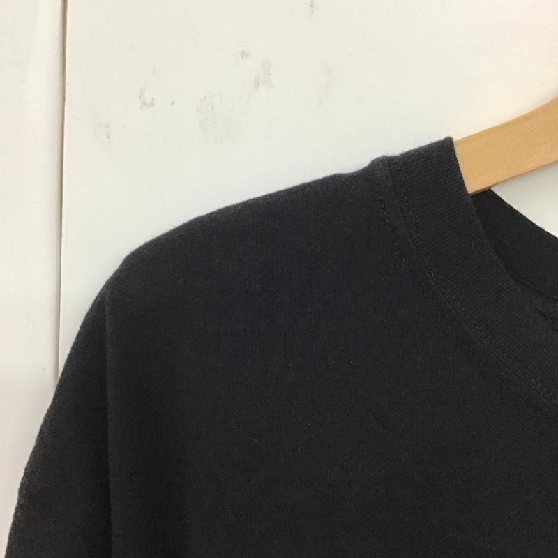 ギルダン GILDAN Tシャツ 半袖 半袖カットソー プリントTシャツ クルーネックカットソー XL プリント 黒 / ブラック /  メンズ USED 古着 中古 10134656