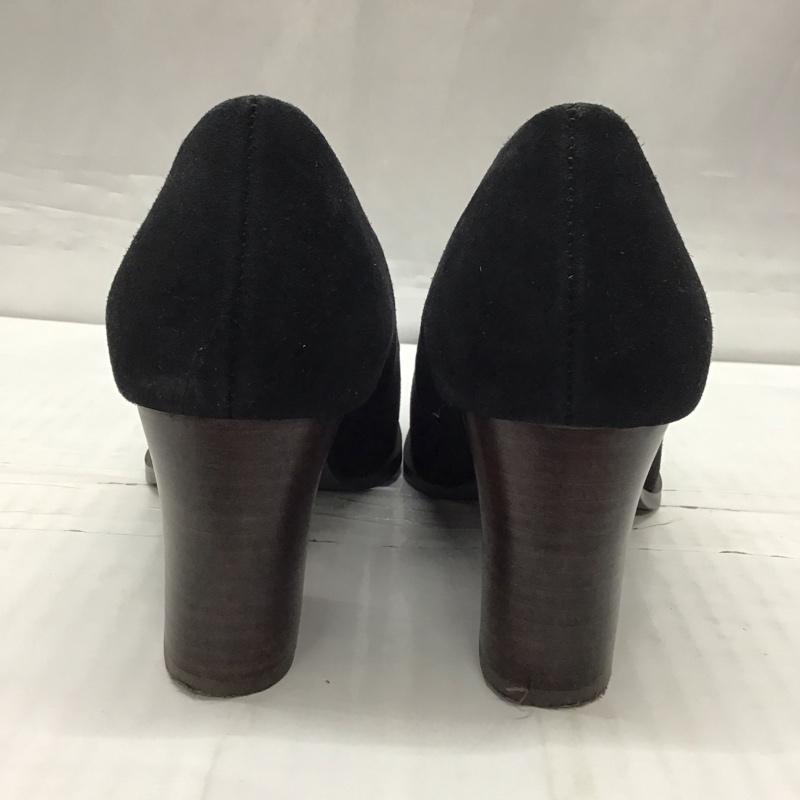 ミラオーウェン Mila Owen パンプス パンプス real leather 37 ヒール スクエアトゥ 無地 黒 / ブラック /  レディース USED 古着 中古 10115649