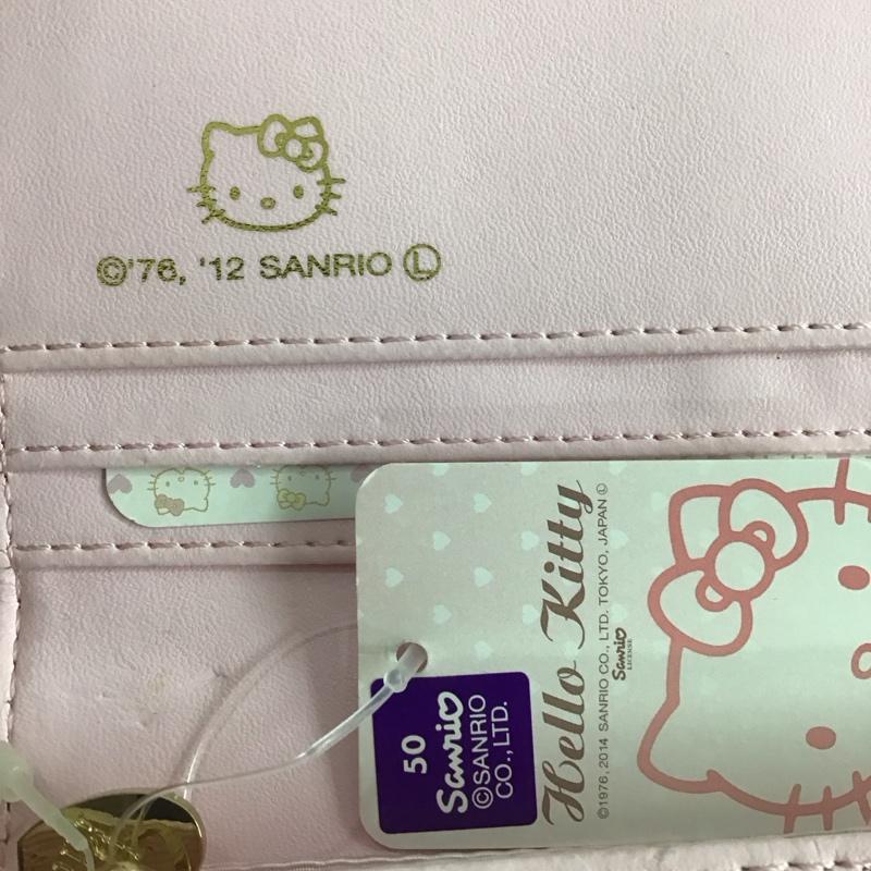 サンリオ sanrio 財布 長財布 キティちゃん ロゴ、文字 桃 / ピンク /  レディース USED 古着 中古 10141893