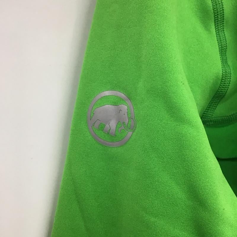 マムート Mammut ジャケット、上着 ジャンパー、ブルゾン ジップアップジャケット スタンドカラー アウター M ロゴ、文字 緑 / グリーン /  メンズ USED 古着 中古 10139280