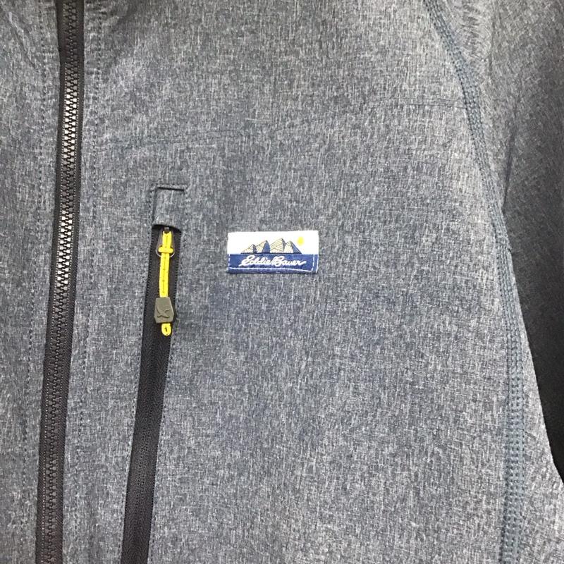 エディーバウアー Eddie Bauer ジャケット、上着 ジャケット、ブレザー ジップアップジャケット ナイロンジャケット アウター M ロゴ、文字 インディゴ / インディゴ /  メンズ USED 古着 中古 10143204