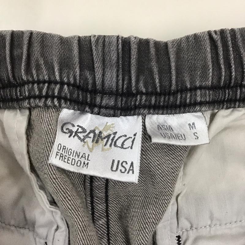 グラミチ GRAMICCI パンツ デニム、ジーンズ デニムパンツ ストレートパンツ ワイドパンツ カジュアルパンツ M 無地 黒 / ブラック /  メンズ USED 古着 中古 10116204