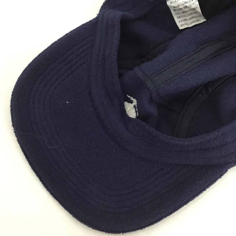 ブルックスブラザーズ BROOKS BROTHERS 帽子 キャップ ポリエステル フリース GFロゴ ジェットキャップ ワンポイント 紺 / ネイビー /  メンズ USED 古着 中古 10144843