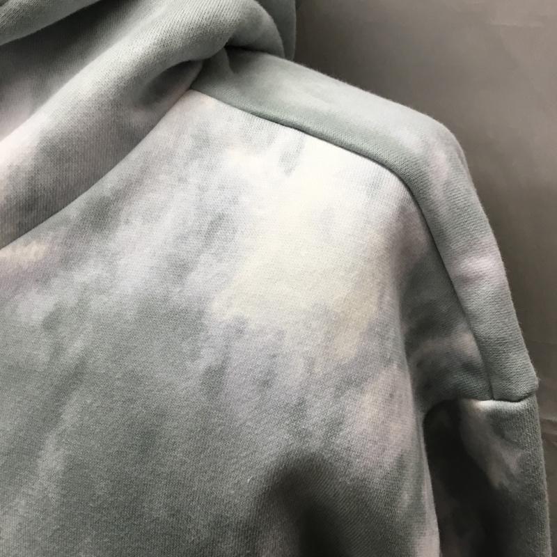 アディダス adidas パーカー 長袖 he9436 アディカラーエッセンシャルズトレフォイルパーカー プルオーバー 総柄 マルチカラー / マルチカラー /  メンズ USED 古着 中古 10115004