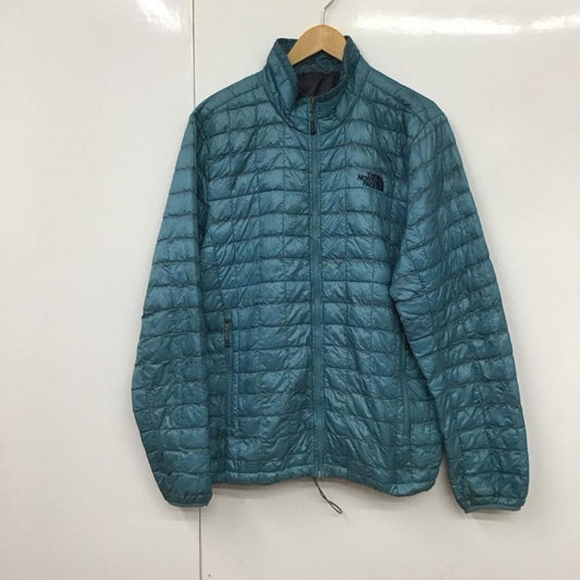 ザノースフェイス THE NORTH FACE ジャケット、上着 ジャンパー、ブルゾン ジップアップジャケット ナイロンジャケット アウター ダウンジャケット M ロゴ、文字 青 / ブルー /  メンズ USED 古着 中古 10130554