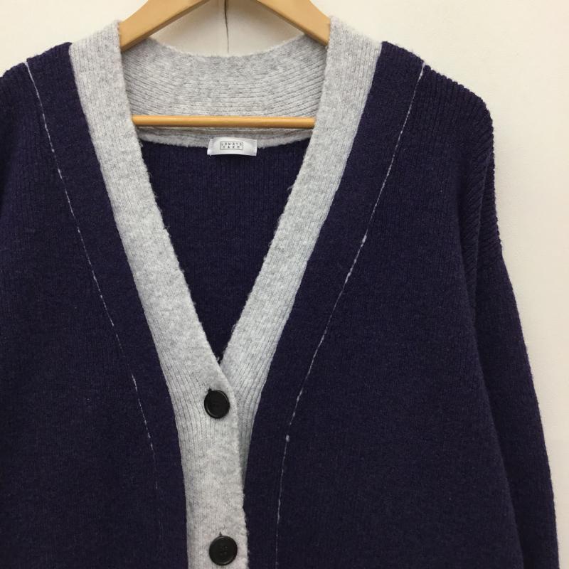 ローリーズファーム LOWRYS FARM カーディガン 長袖 LF624007CH FREE 無地 灰 / グレー / X 紺 / ネイビー /  レディース USED 古着 中古 10142527