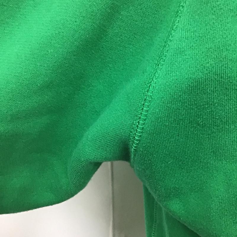 エクストララージ XLARGE パーカー 長袖 長袖パーカー フード付きパーカー プリントスウェット ジップアップパーカー M 無地 緑 / グリーン /  メンズ USED 古着 中古 10120320