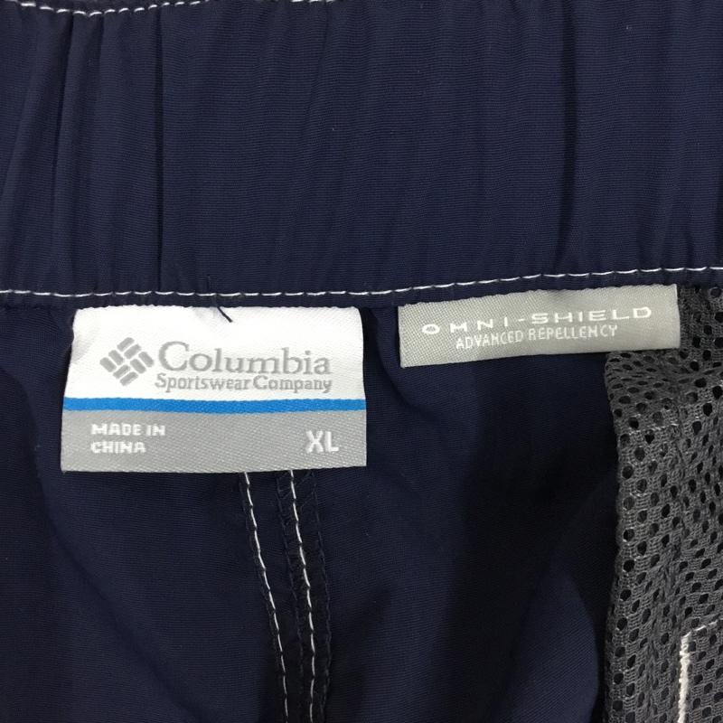 コロンビア Columbia パンツ ショートパンツ ナイロンパンツ XL 無地 紺 / ネイビー /  メンズ USED 古着 中古 10108793