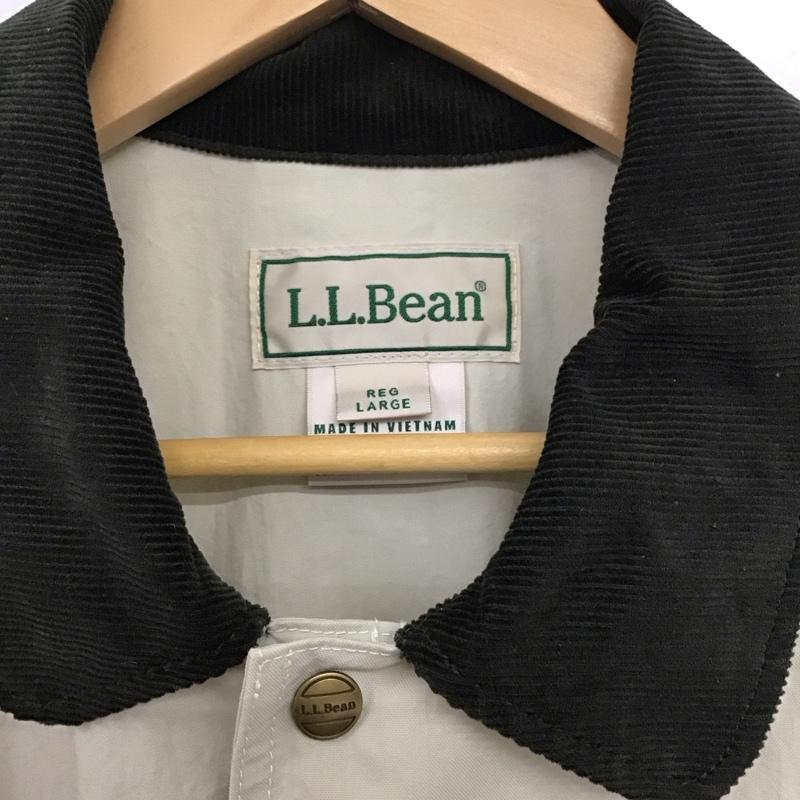エルエルビーン L.L.Bean ジャケット、上着 ジャンパー、ブルゾン 3175-1022 ナイロンジャケット アウター カラージャケット L ロゴ、文字 白 / ホワイト /  メンズ USED 古着 中古 10139035