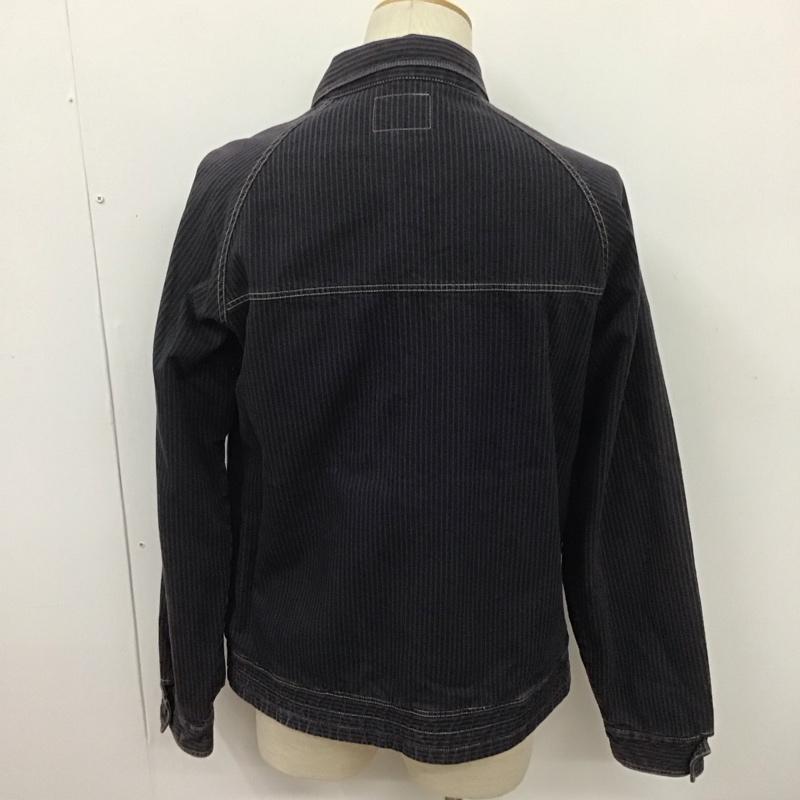 リーバイストラウスアンドコー Levi Strauss & co. ジャケット、上着 ジャンパー、ブルゾン ジップアップデニムジャケット カラージャケット ストライプジャケット ラグラン M ストライプ 紫 / パープル / X 紺 / ネイビー /  メンズ USED 古着 中古 10106785