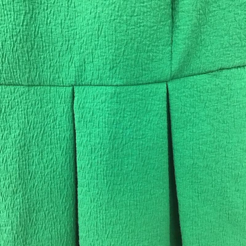 ザラベーシック ZARA BASIC ワンピース ミニスカート XS 無地 緑 / グリーン /  レディース USED 古着 中古 10129281