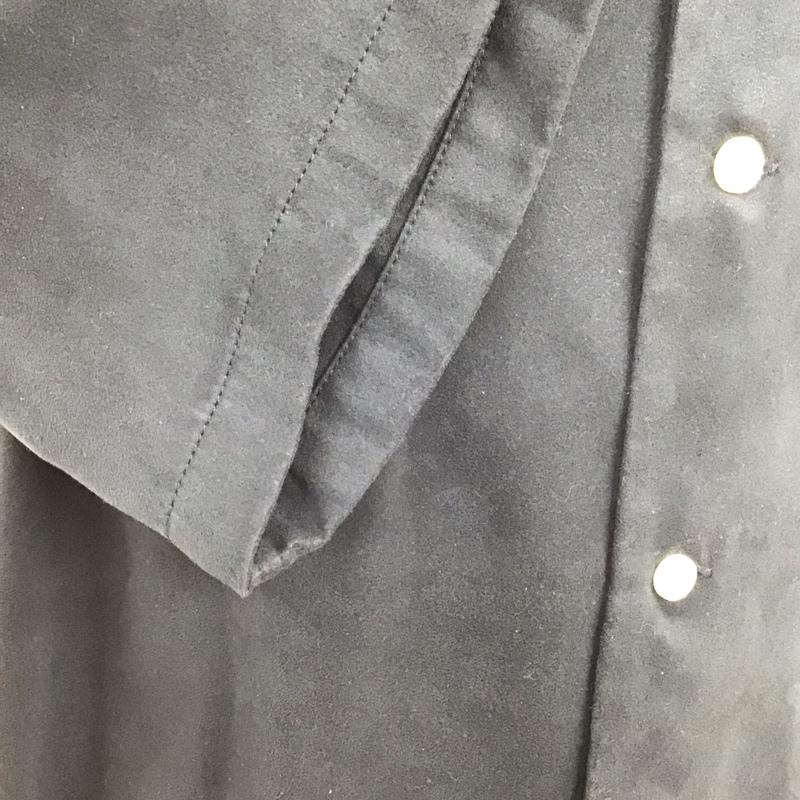 ナノユニバース nano・universe シャツ、ブラウス 半袖 L 無地 紺 / ネイビー /  メンズ USED 古着 中古 10128340